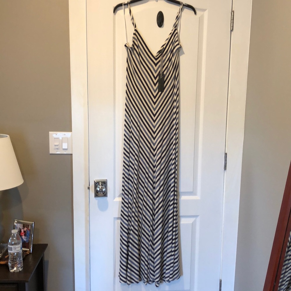 NWT stripe maxi dress